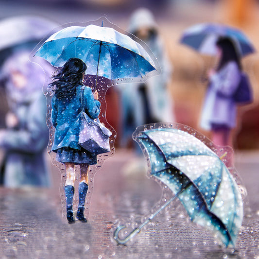 Misty Rainfall Stickers