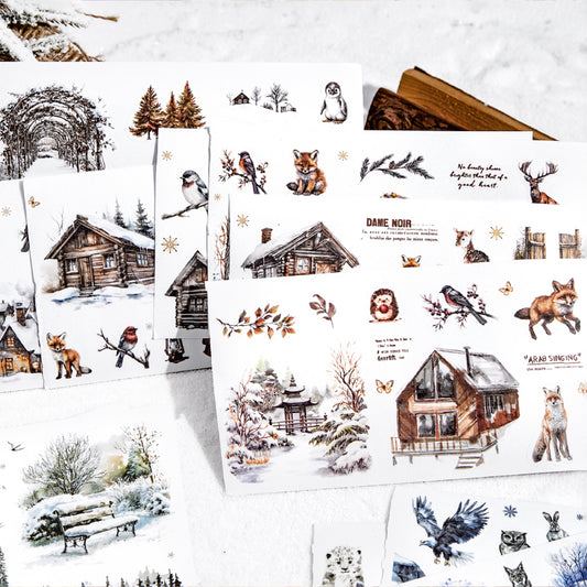 Frosted Forest Cottage Sticker Book