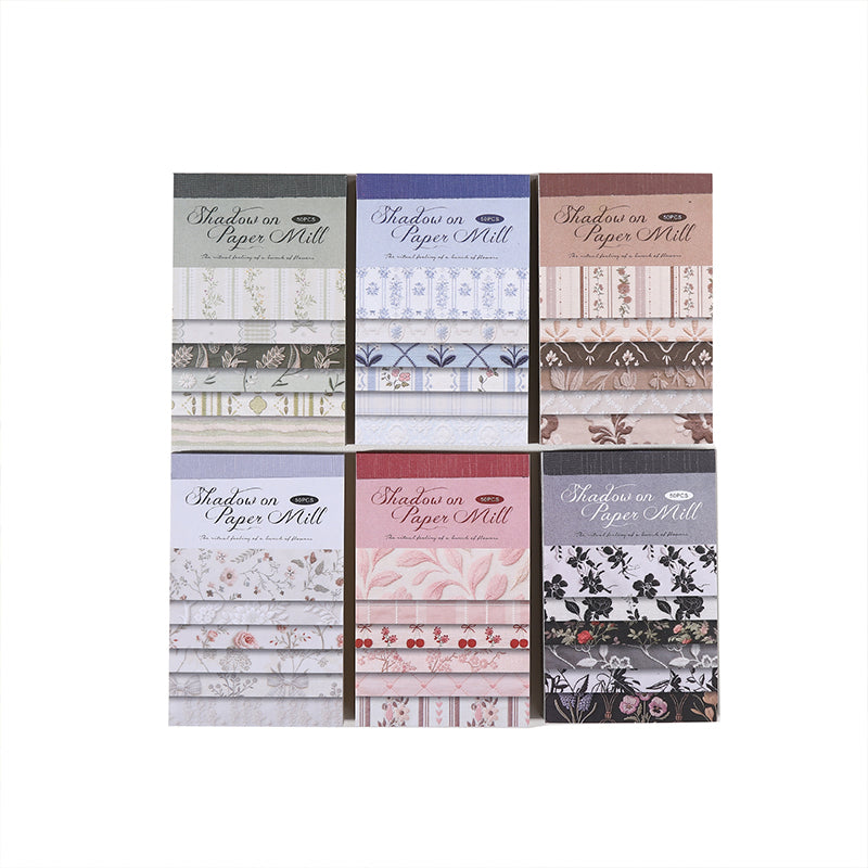 Embroidered Fabric Papers