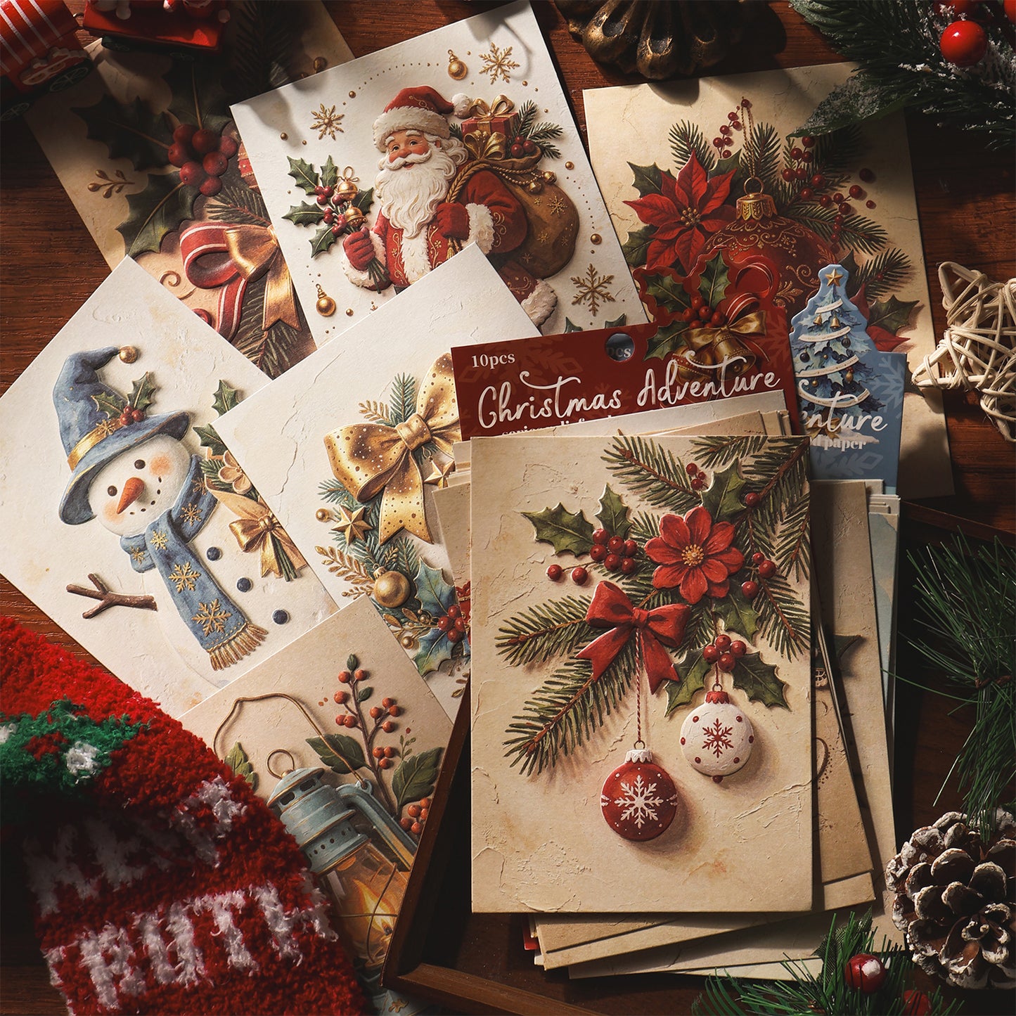 Christmas Adventure Embossed Papers