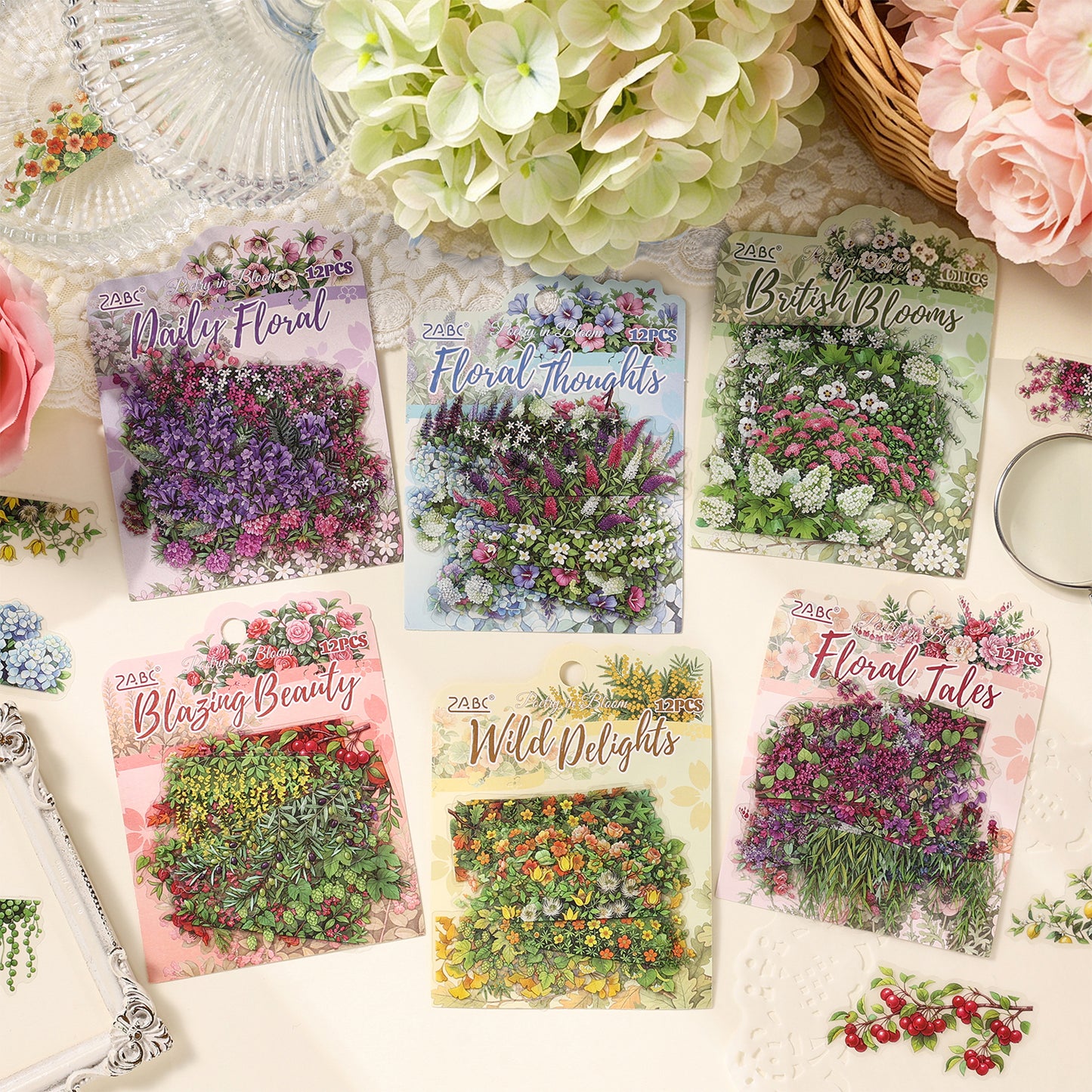 Floral Scene Builder Stickers