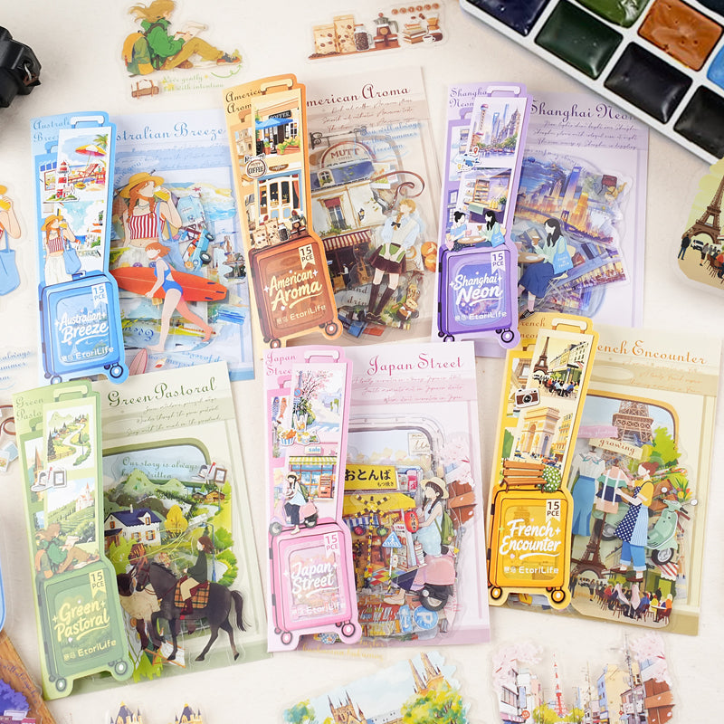 Travel Through Time Stickers