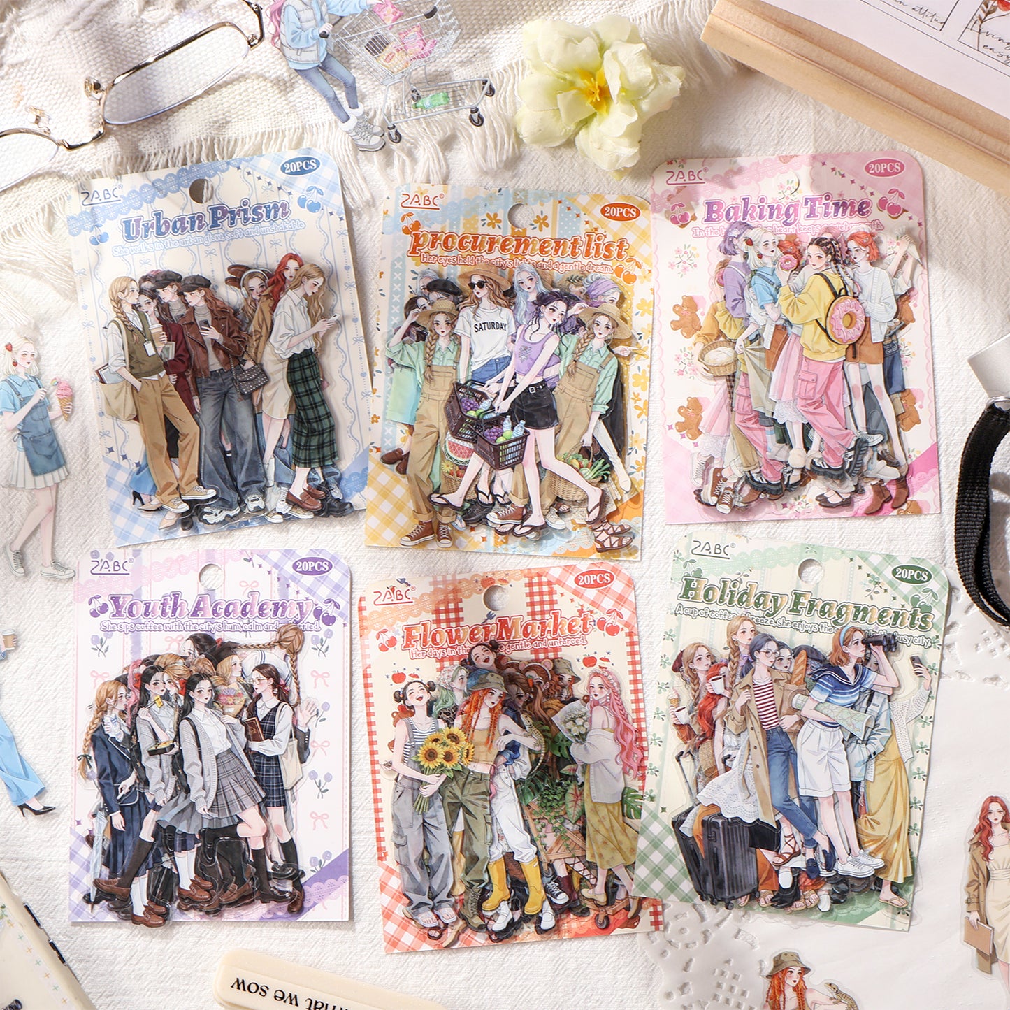 Exquisite Character Stickers