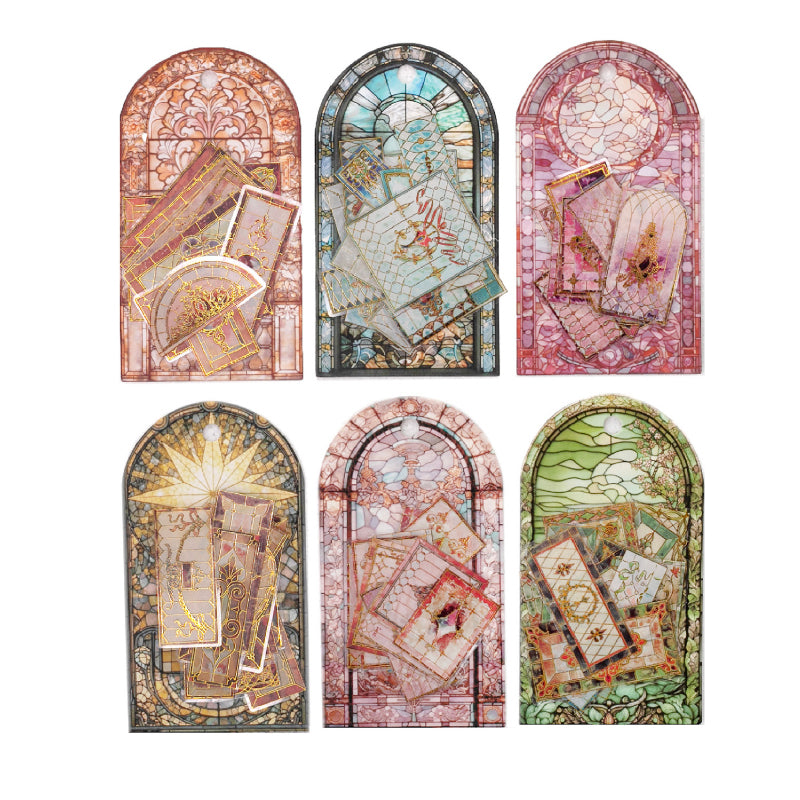 Vintage Window View Stickers
