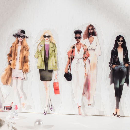 Fshion Magazine Lady PET Tape