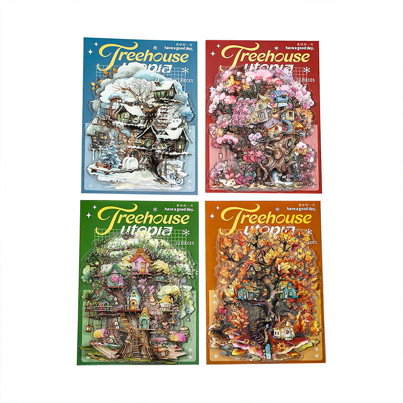 Treehouse Utopia Stickers