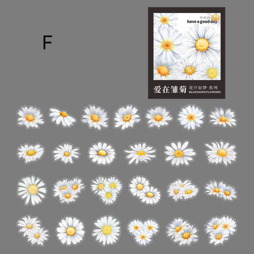 Watercolor Flower Stickers