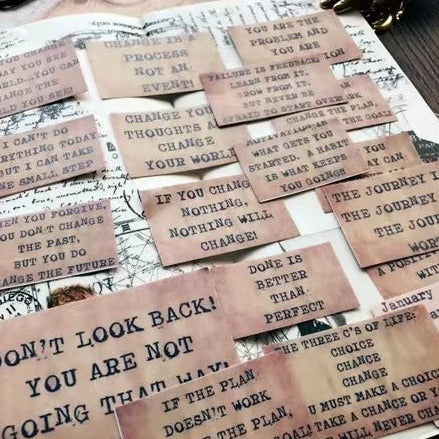 Tim Holtz Vintage Vellum Quote Stickers