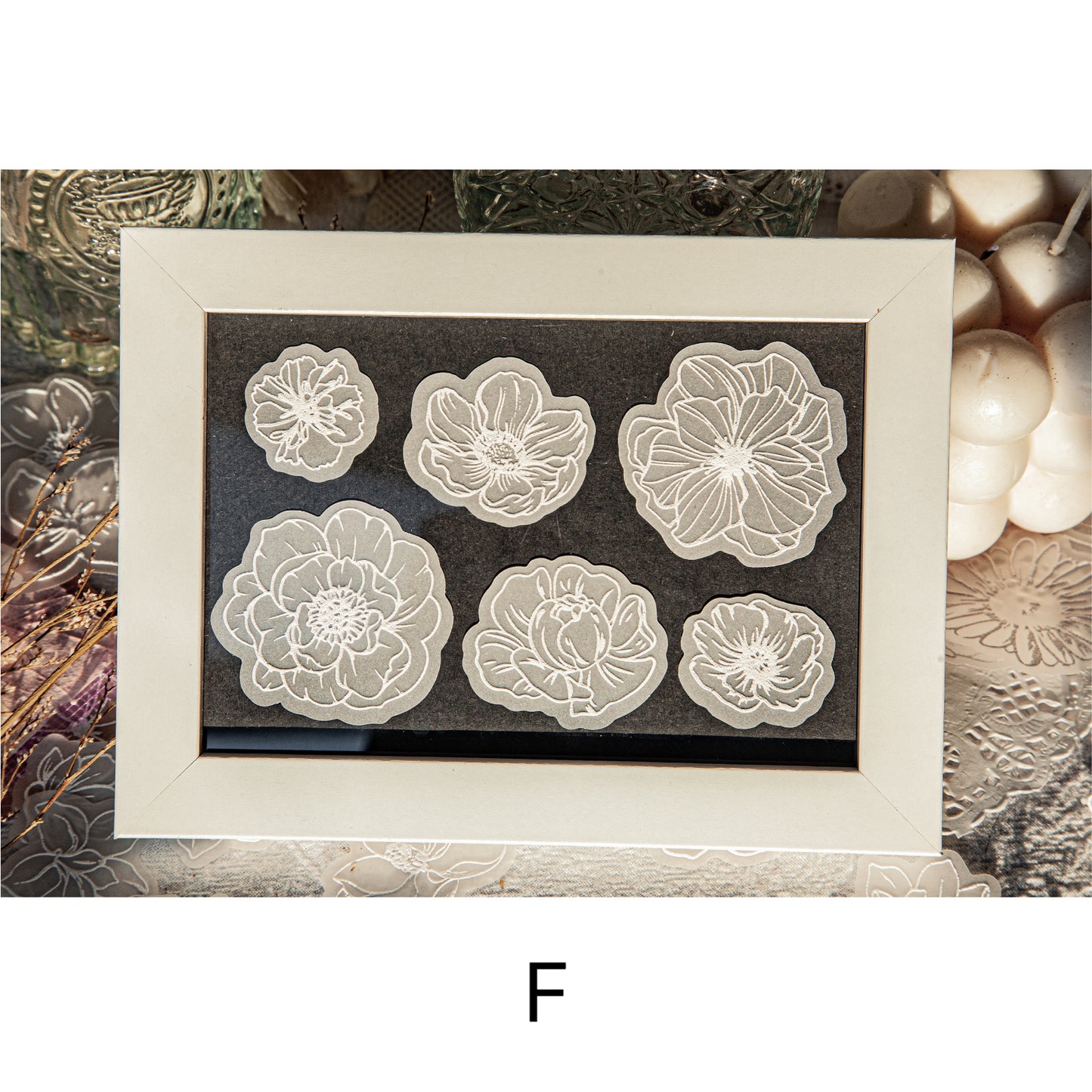 White Tea Series Floral Paper