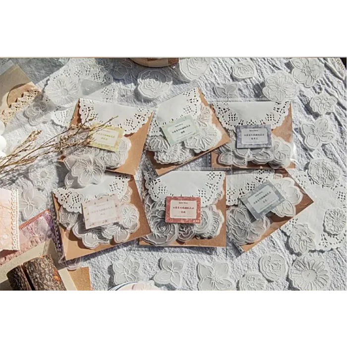 White Tea Series Floral Paper