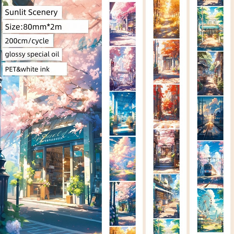 Sunlit Scenery PET Tape