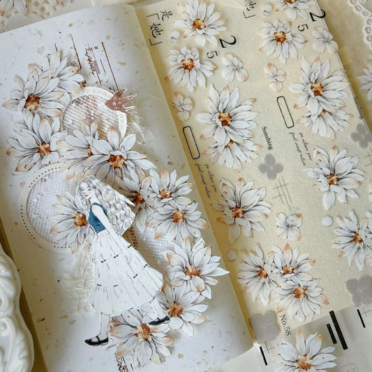 5.5cm*120cm Petite Chrysanthemum Tape