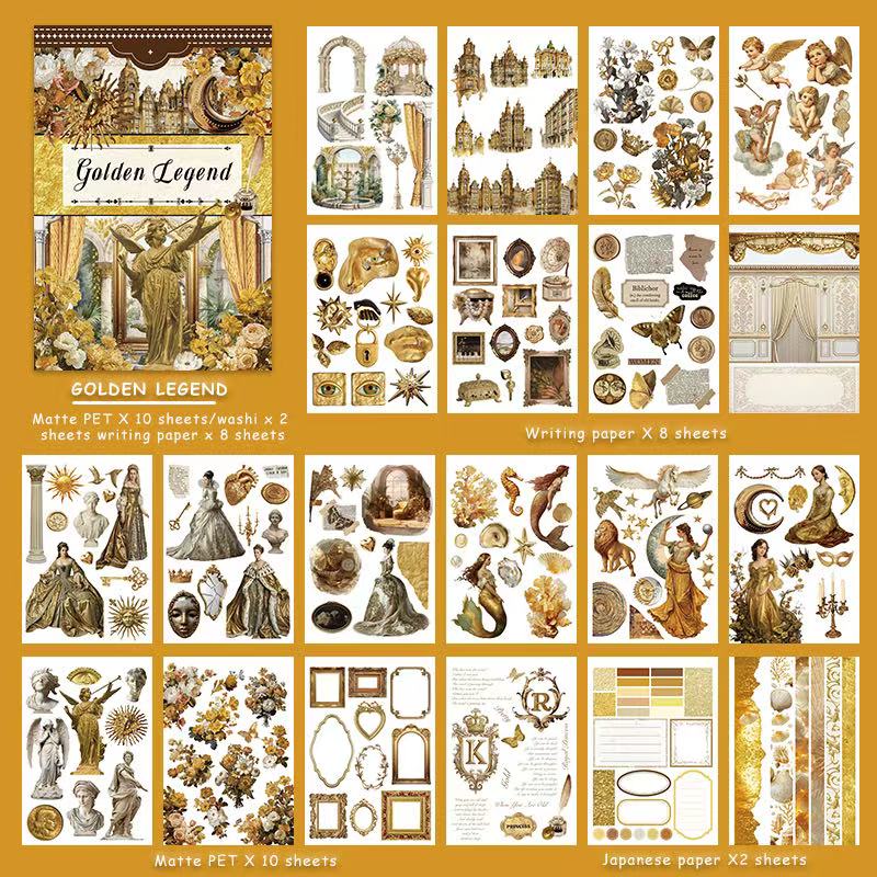 Golden Legend Sticker Book