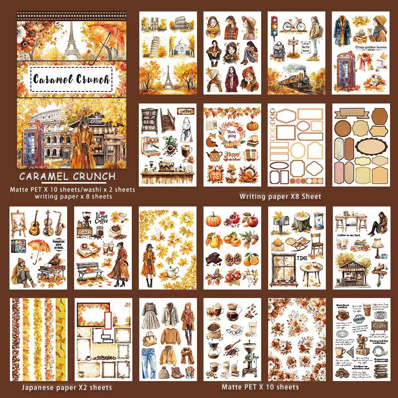 Caramel Crunch Sticker Book