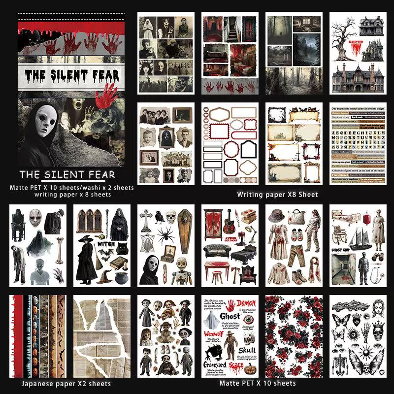 Silent Fear Sticker Book