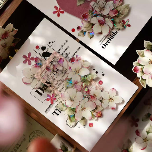 5.5cm*120cm Begonia Blossom Tape