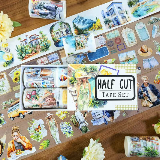 Travel Footprints Tape Set