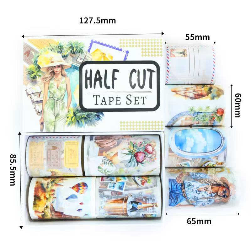 Travel Footprints Tape Set