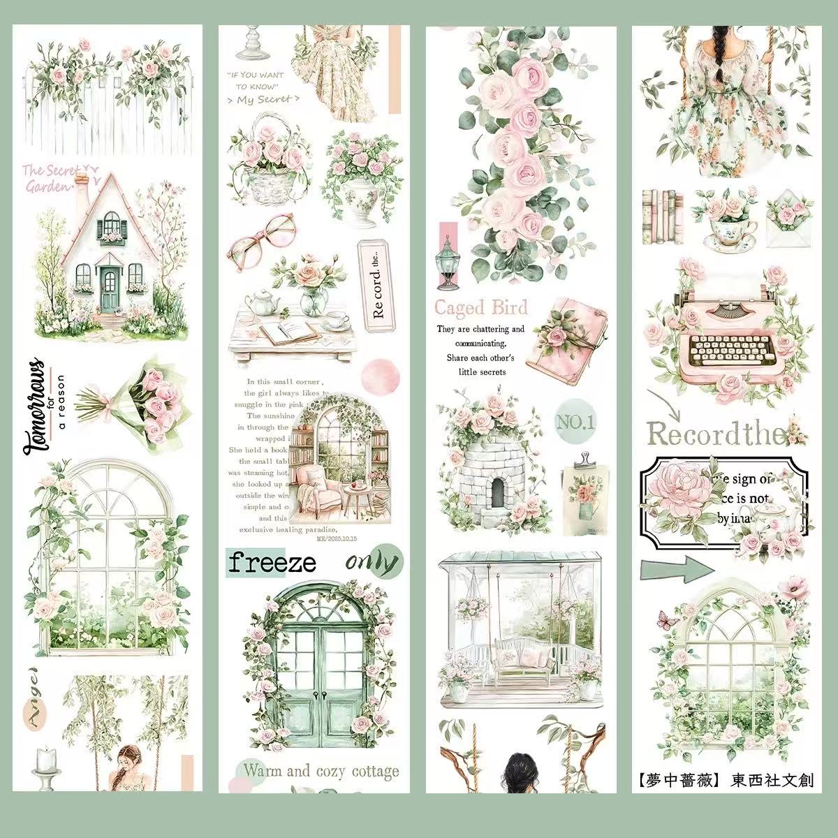 6.5cm*100cm Dreamy Rose Tape