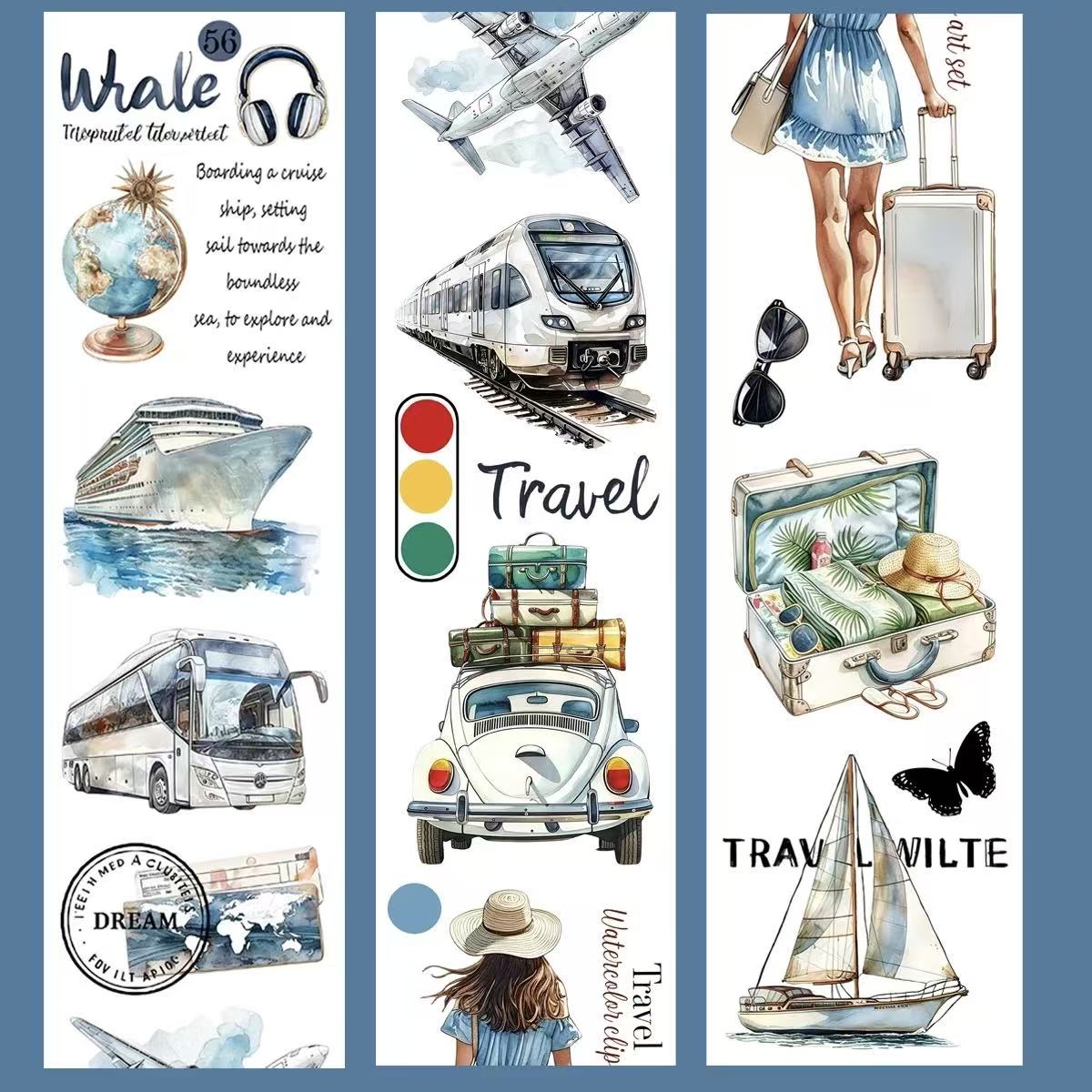 6cm*100cm World’s Travel Tape