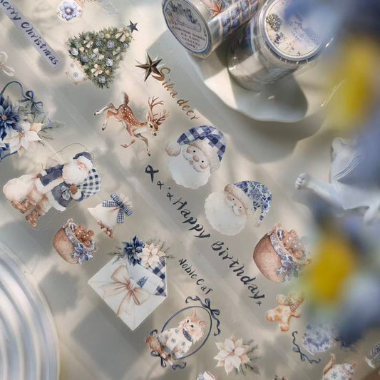 6.5cm*150cm Winter Luxe Gifts Tape