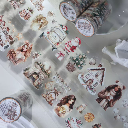 6.5cm*100cm Christmas Happy Tape
