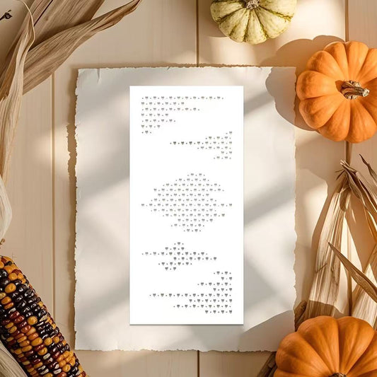 Small Heart Pattern Painting Stencil