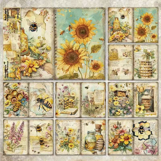 Bee Botanical Papers 8pcs