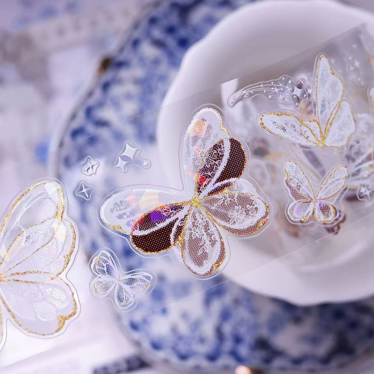 4.5cm*100cm Butterfly Chasing Light Tape