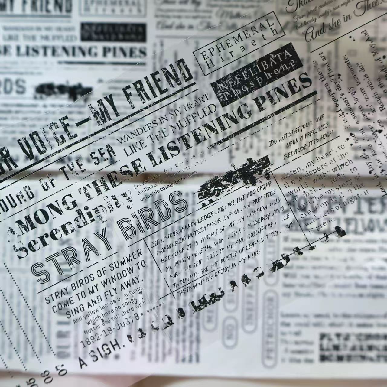 8cm*100cm Text Fantasy Tape