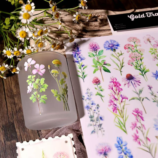 Wildflower Transfer Stickers