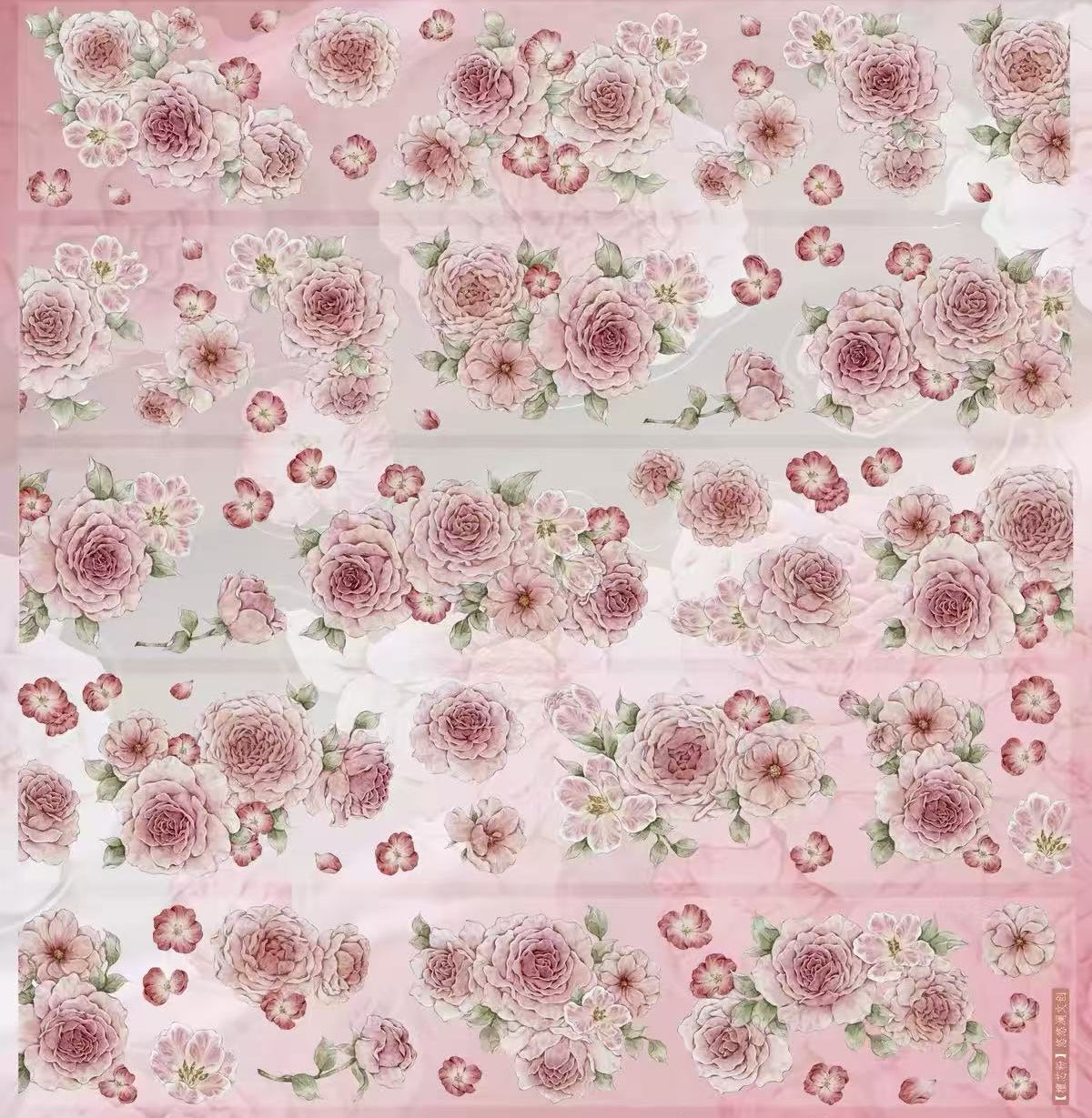 6cm*100cm Gentle Pink Blossom Tape