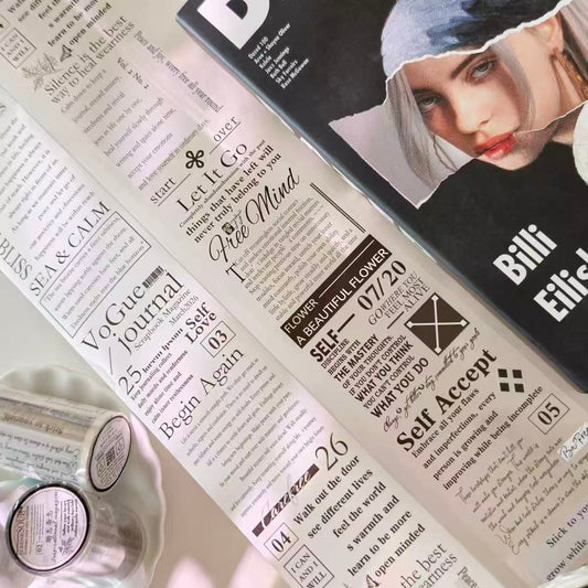 7m*100cm Inspirational Magazine Tape