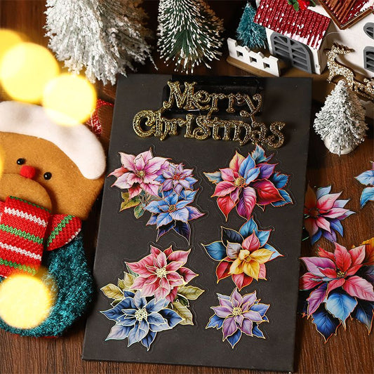 Christmas Blooms Sticker
