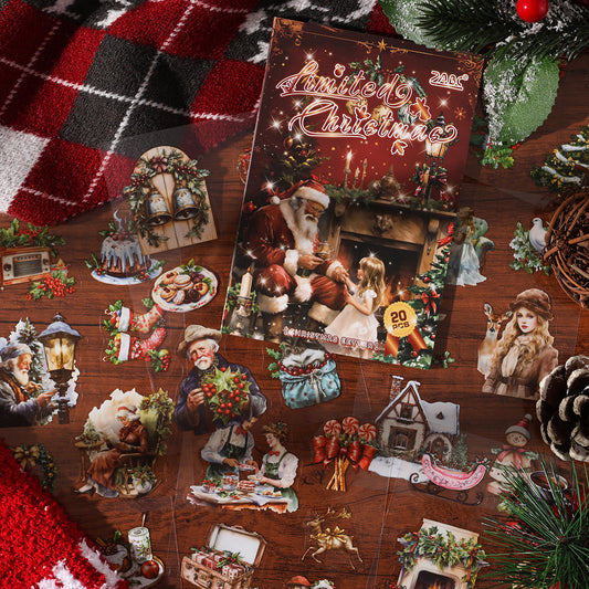 Christmas Letters Sticker Book