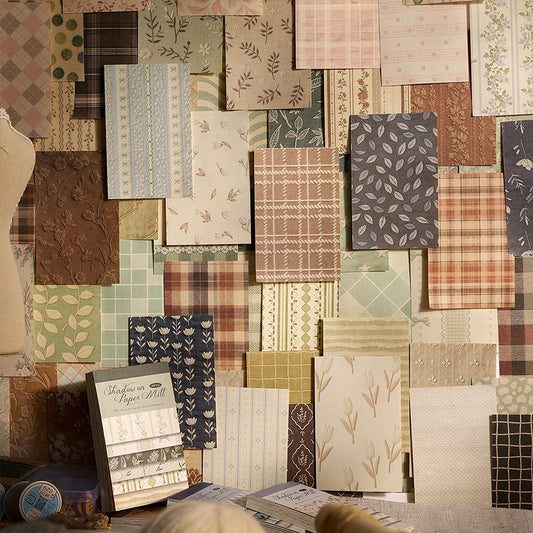 Embroidered Fabric Papers