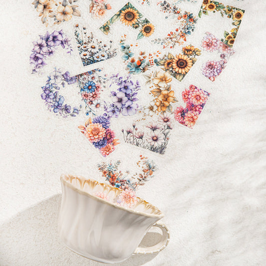 Flower Corner Stickers