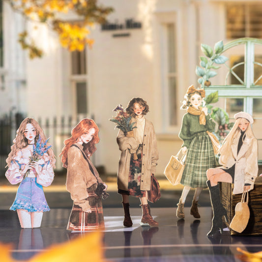 Girl at the Window Sticker