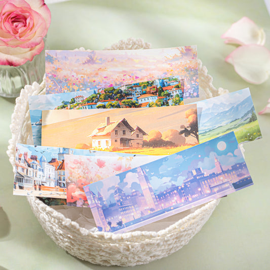 Beautiful Scenery in Memories Sticker Book