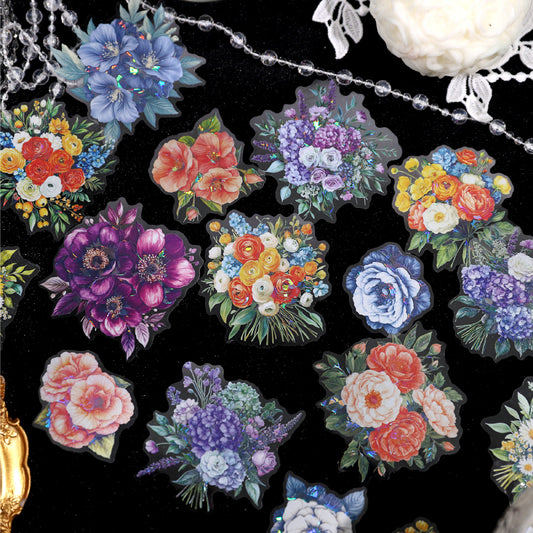 Four Seasons in Bloom Stickers