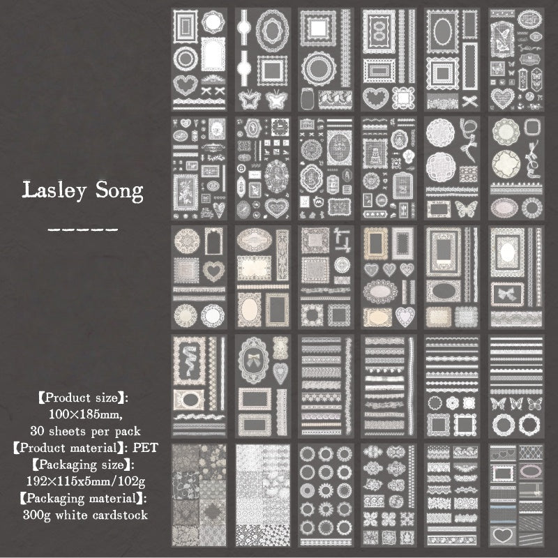 Lace Nocturne Sticker Book