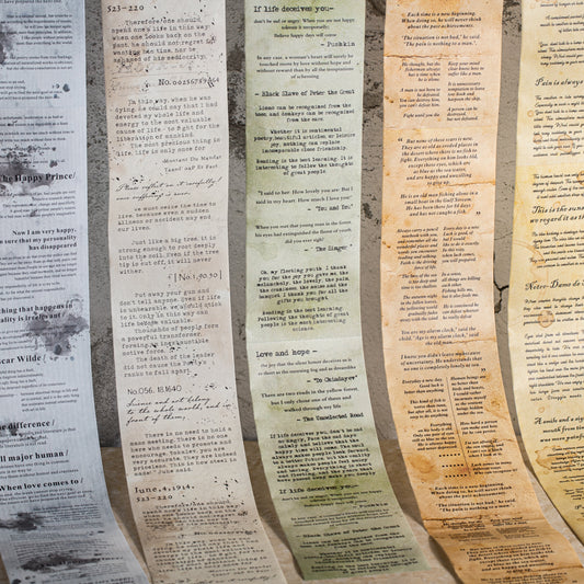 Master's Manuscript Washi Tape