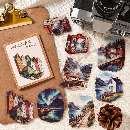 Little Town Wanderings Stickers