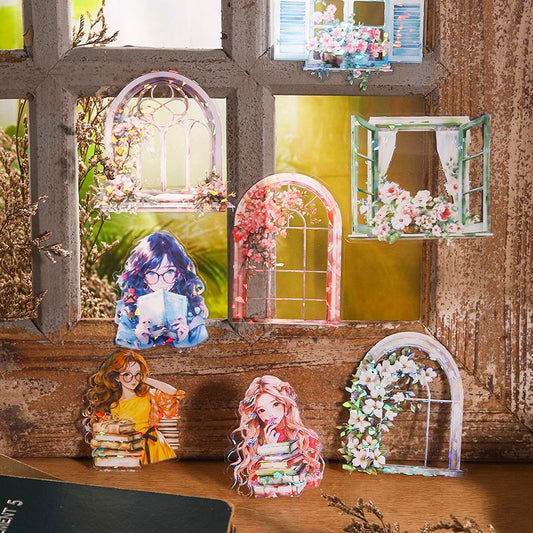 Literary Girl Stickers