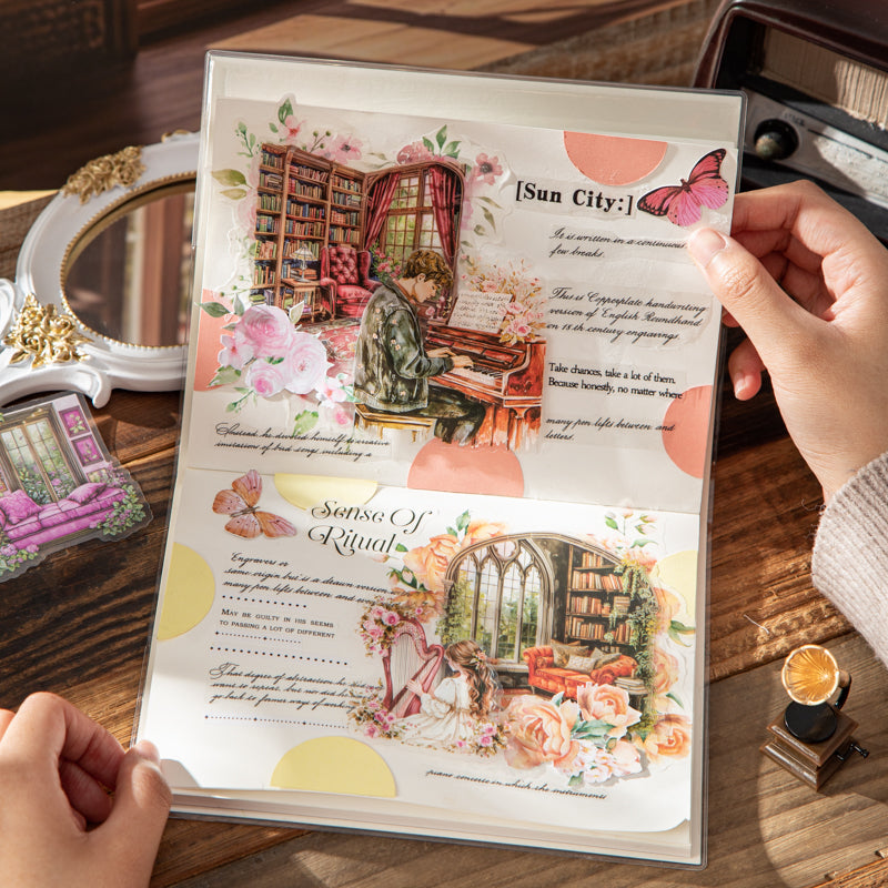 Cozy Window Reading Corner Stickers