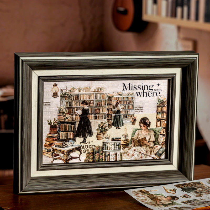 Corner of the Bookstore Transfer Stickers