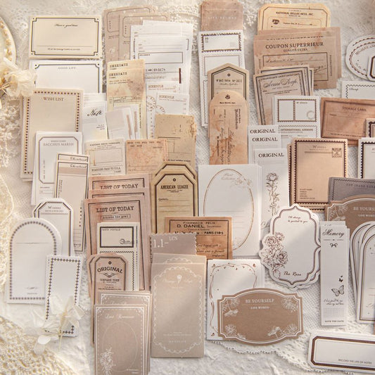 Retro Matchbox Note Sticker