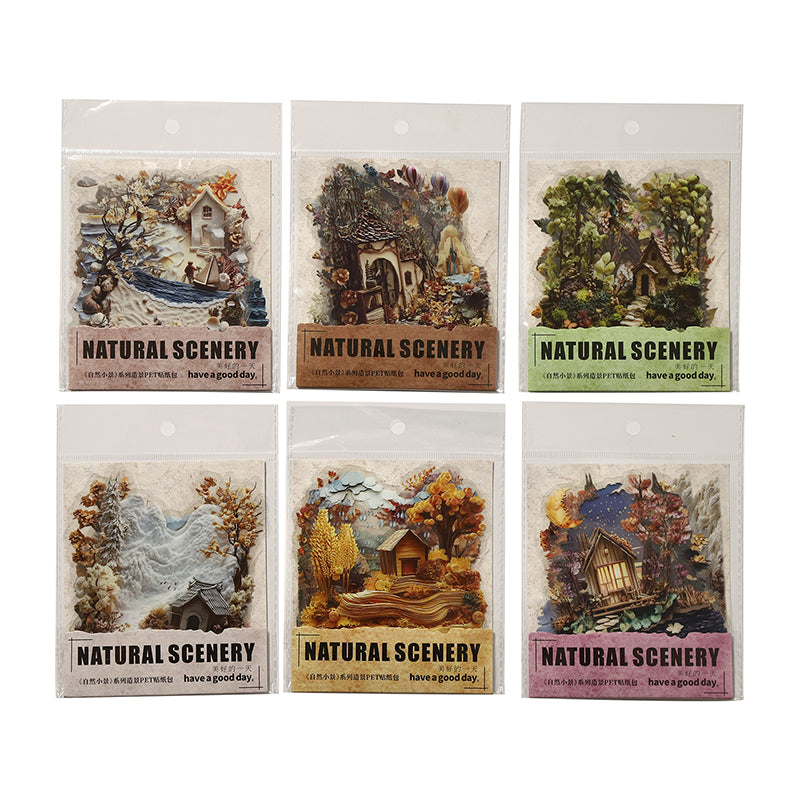 Natural Little Scenes Stickers