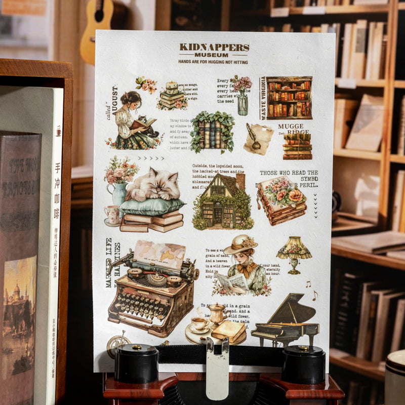 Corner of the Bookstore Transfer Stickers