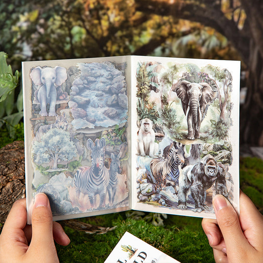 Animal World Sticker Book